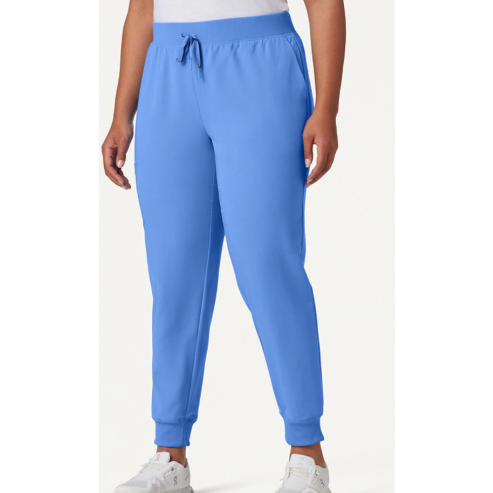 Jaanuu Women's Sky Blue Top and Jogger Set - Size XS